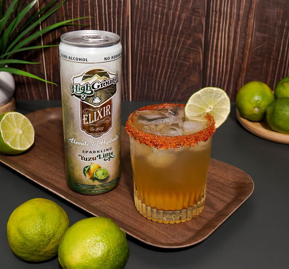 High Ground Elixir Mushroom Seltzer