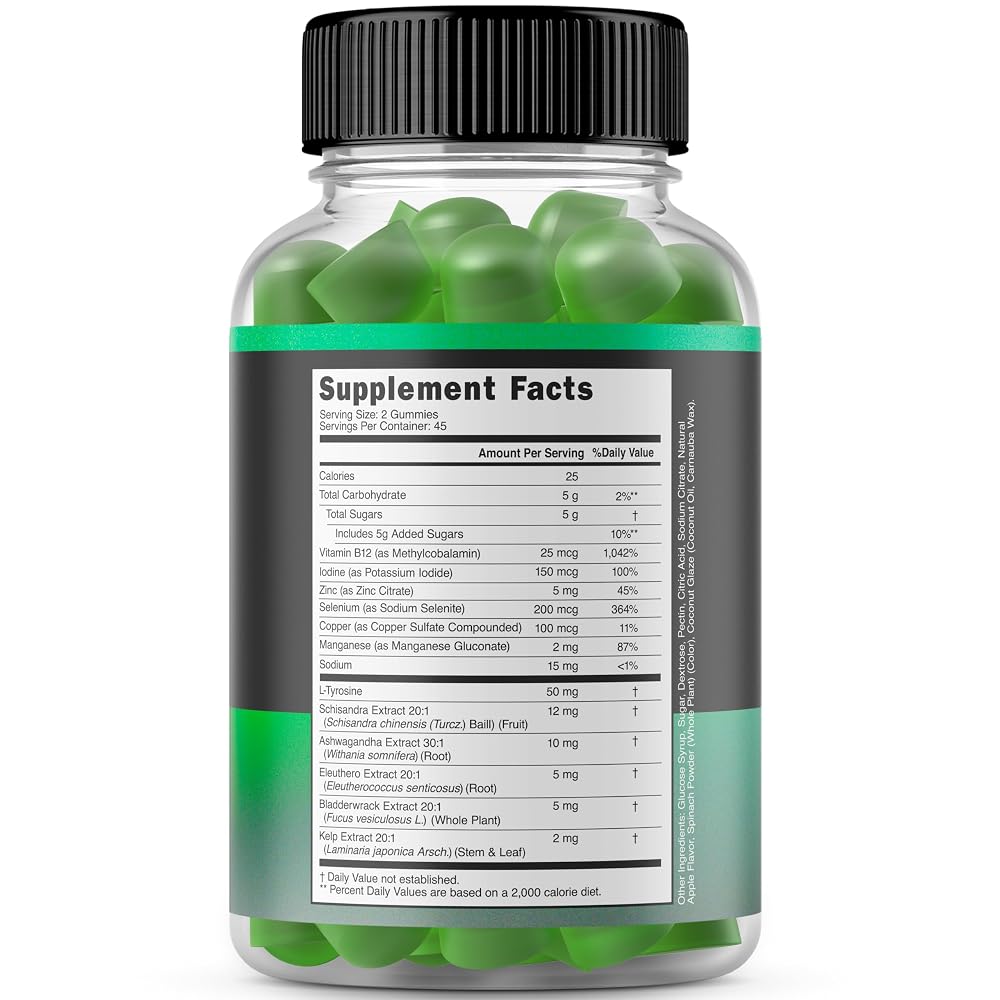 Dorado Nutrition Thyroid Support Gummies - 90 Count - image 2