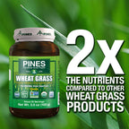 Pines Wheat Grass Powder - 3.5 Ounce - image 5