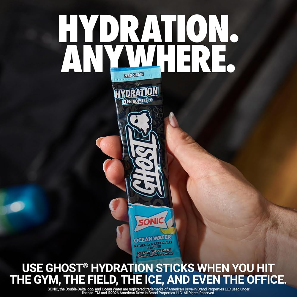 GHOST Hydration Tub & Sticks, Electrolyte Powder