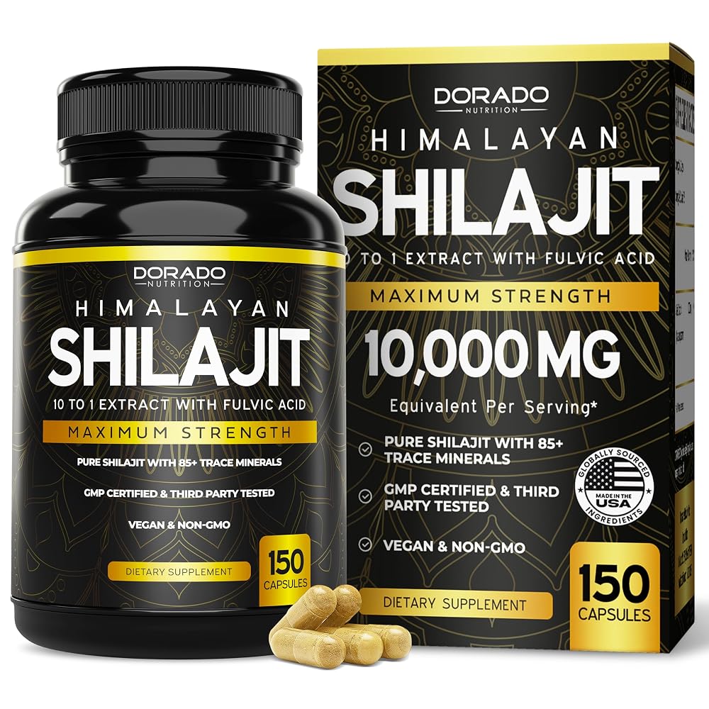 Dorado Nutrition Shilajit Capsules 1000mg - 150 Capsules