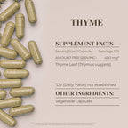 Garden Organics Thyme Herbal Supplement - 120 Capsules - image 3