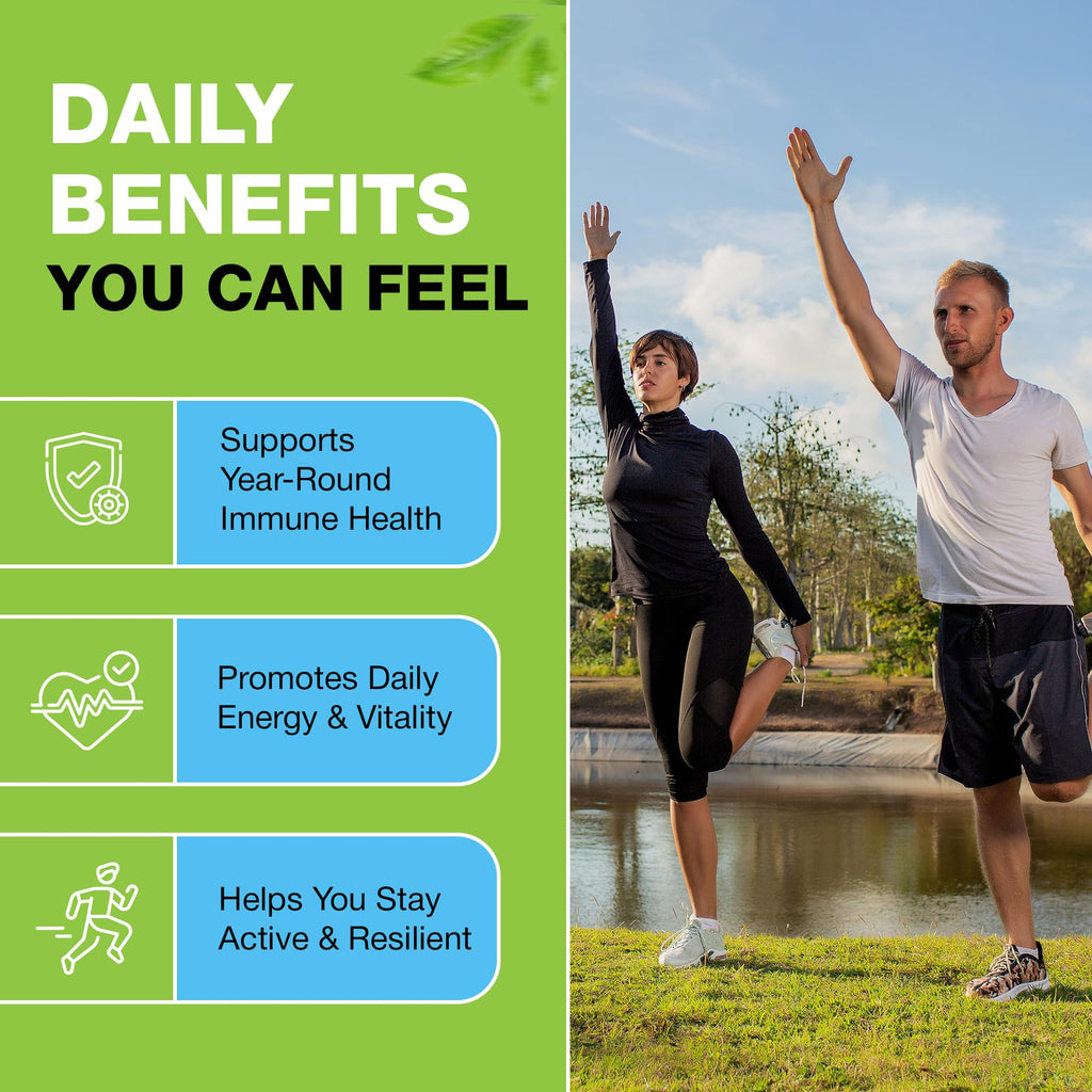 Deloma Health 10 in 1 Immune System Support Supplement - 60 Capsules - image 6