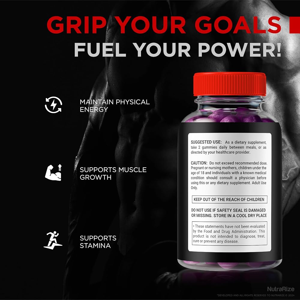 NutraRize Vital Core Power Male Gummies for Energy - 60 Gummies - image 6