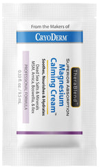 CryoDerm Magnesium Calming Cream Travel Packets - 6 Pack