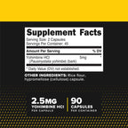 Primaforce Yohimbine HCl 2.5mg - 90 Capsules - image 2