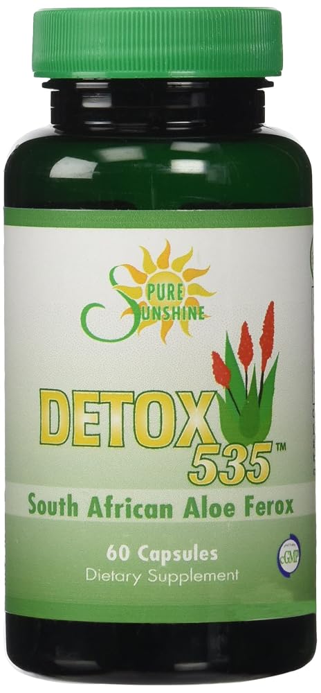 Pure Sunshine Supplements Detox 535 South African Cape Aloe Ferox - 60 Capsules