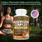 Parker Naturals Mushroom Complex Capsules - 90 Capsules - image 2