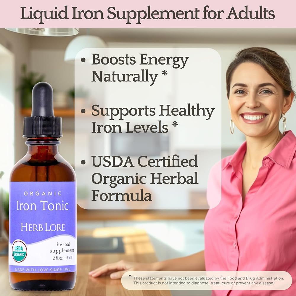 Herb Lore Organic Iron Tonic Tincture