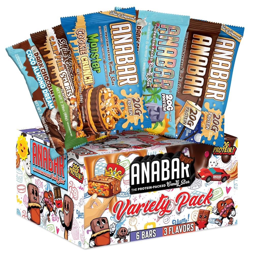 FINAL BOSS PERFORMANCE ANABAR Anabar Protein Bar, The Sampler Pack
