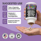 Clean Nutraceuticals Melatonin 10mg Sleep Support - 60 Capsules - image 6