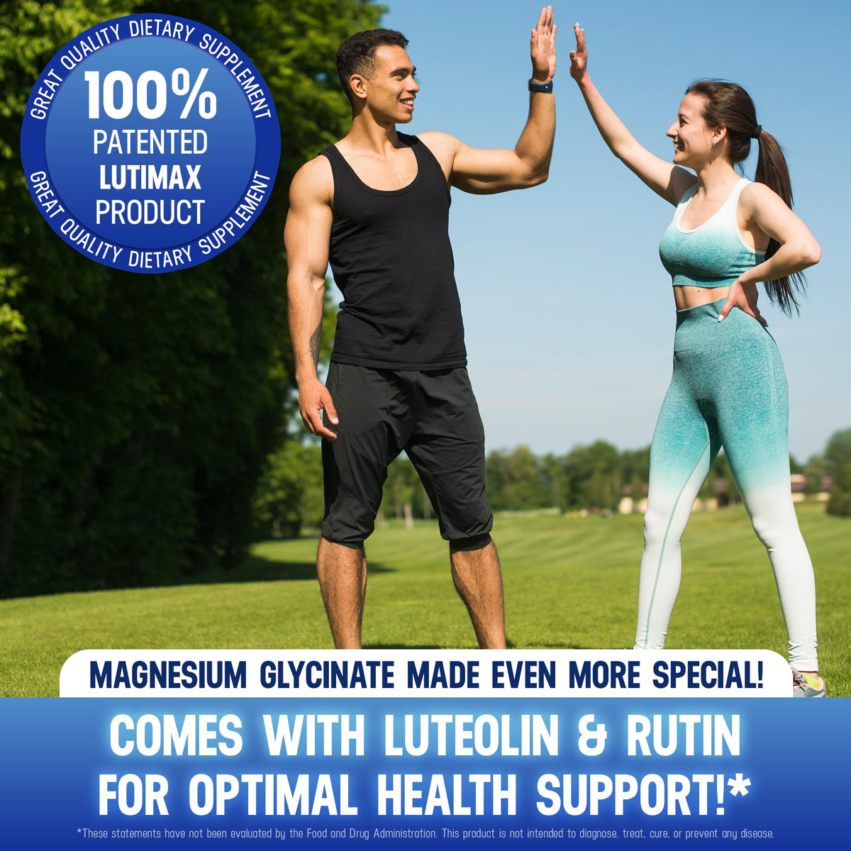 Lutimax Magnesium Glycinate 500mg for Sleep Support - 90 Capsules - image 5