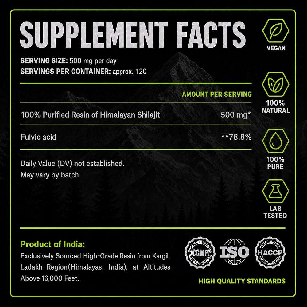SHILAHEAL Himalayan Shilajit Resin Energy & Stamina - 60g - image 3