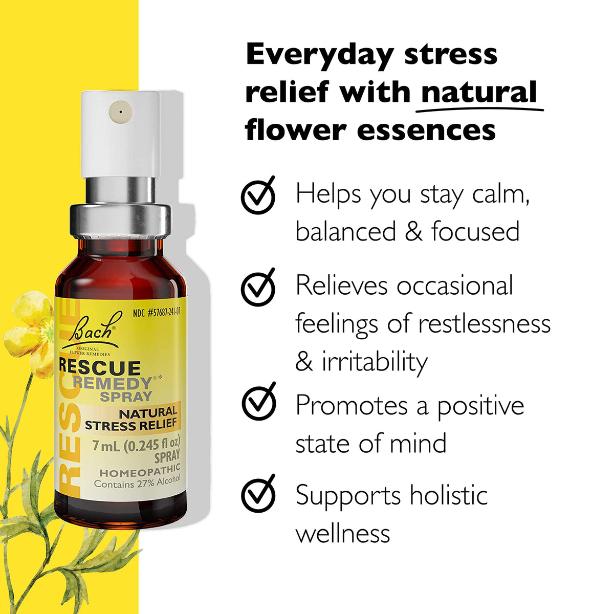 RESCUE Day & Night Bundle Stress Relief & Sleep Aid Spray - 2-Pk - image 2