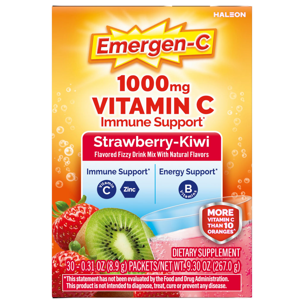 Emergen-C Vitamin C 1000mg Immune Support Strawberry Kiwi - 30 Packets - image 13