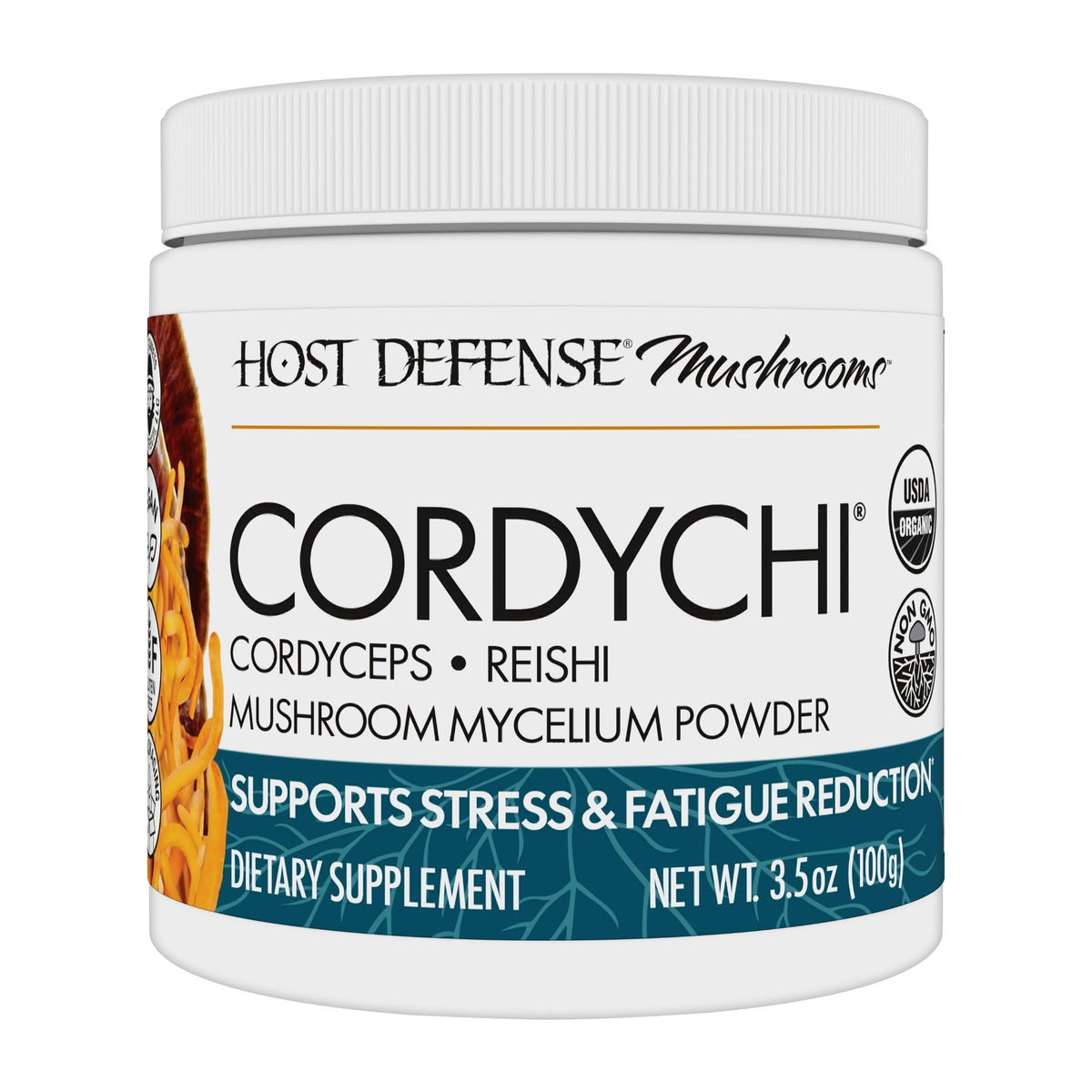 Host Defense CordyChi Powder Immune Support - 3.5 oz