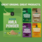 FGO Organic Amla Powder Indian Gooseberry Vitamin C - 8oz - image 7