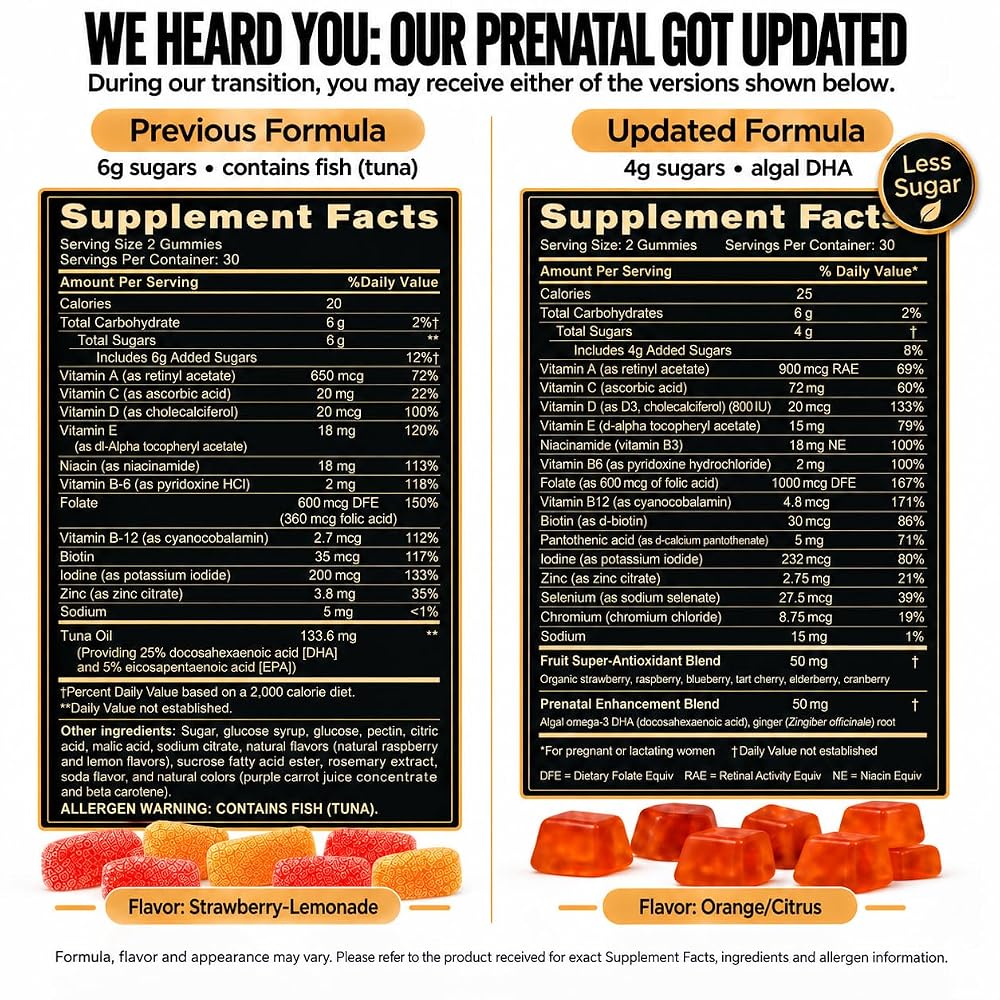 Black Girl Vitamins Prenatal Gummies with Folate - 60 Count - image 5