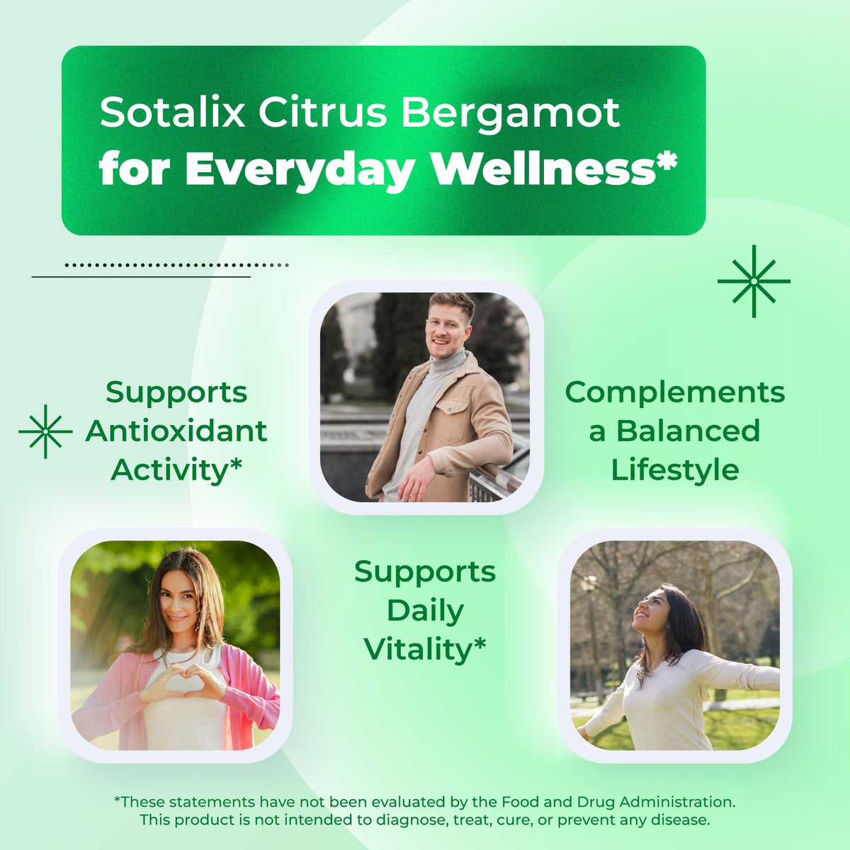 Sotalix Citrus Bergamot 1,470 mg with Niacin & Olive Leaf - 150 Capsules - image 3
