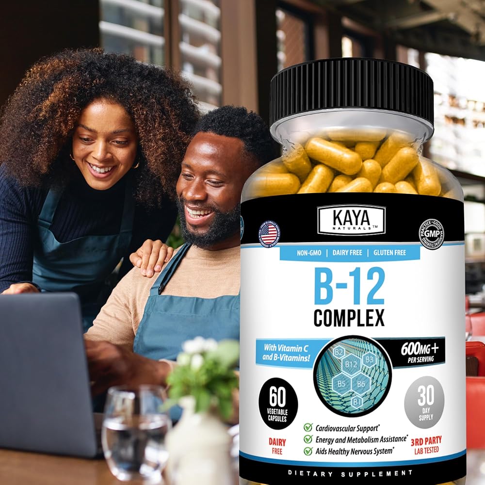 Kaya Naturals B-12 Complex - Multivitamin Supplement for Women & Men - image 10