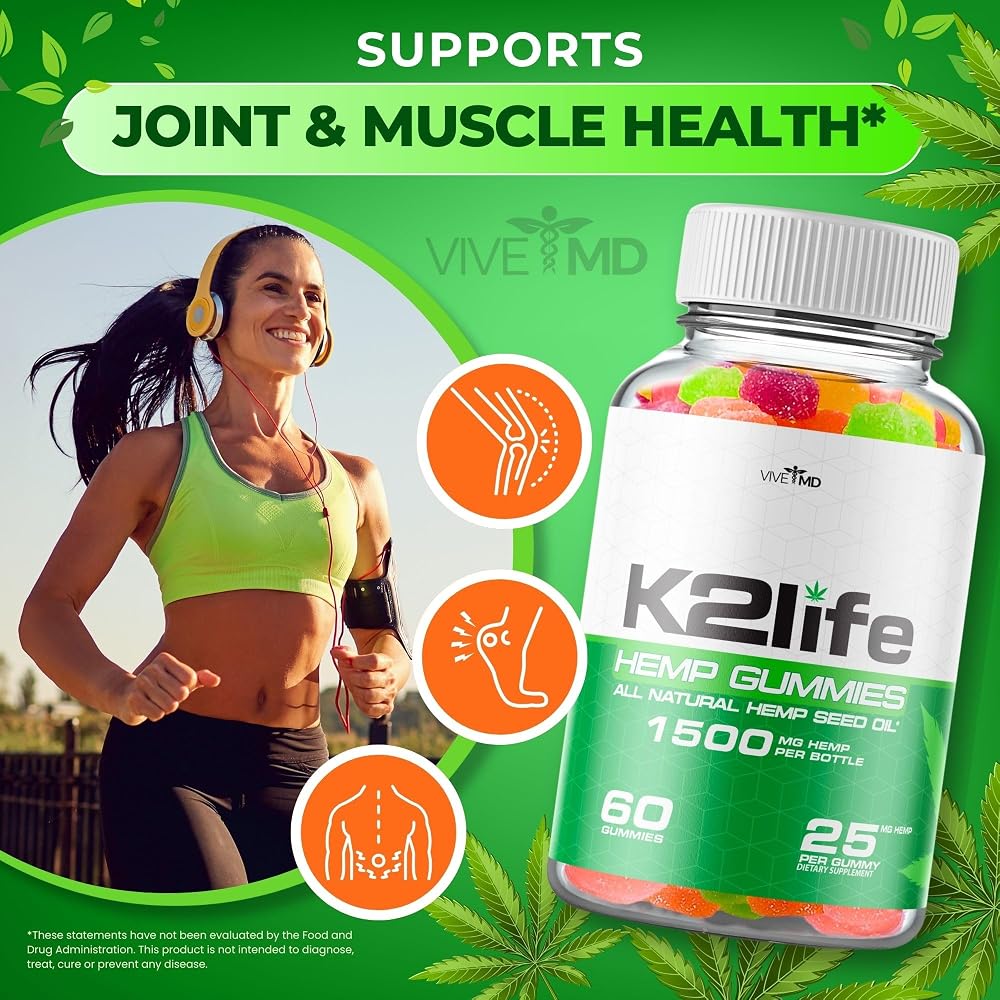 VIVE MD K2Life Gummies - 60 Gummies - image 4