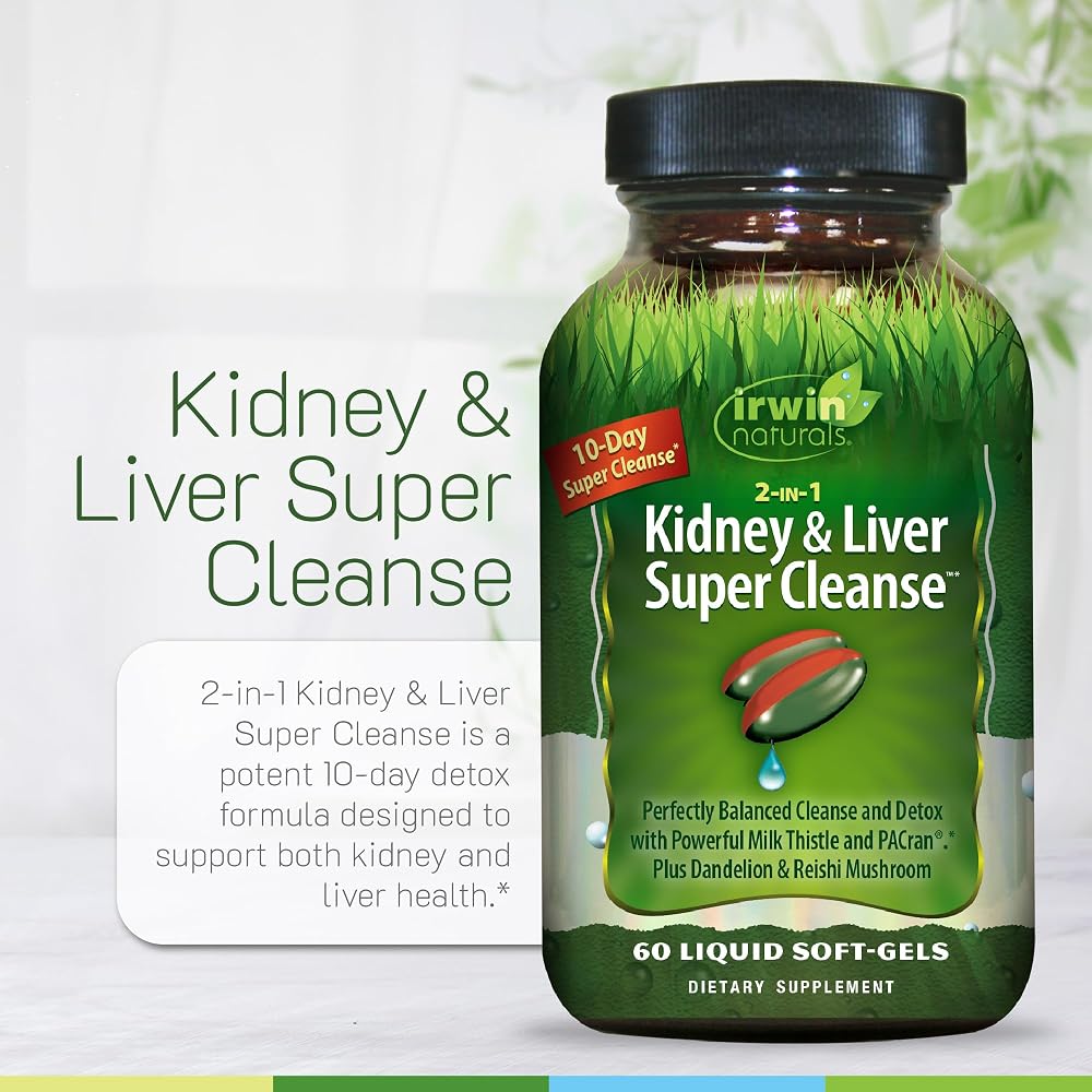 Irwin Naturals Kidney & Liver Super Cleanse - 60 Softgels - image 5