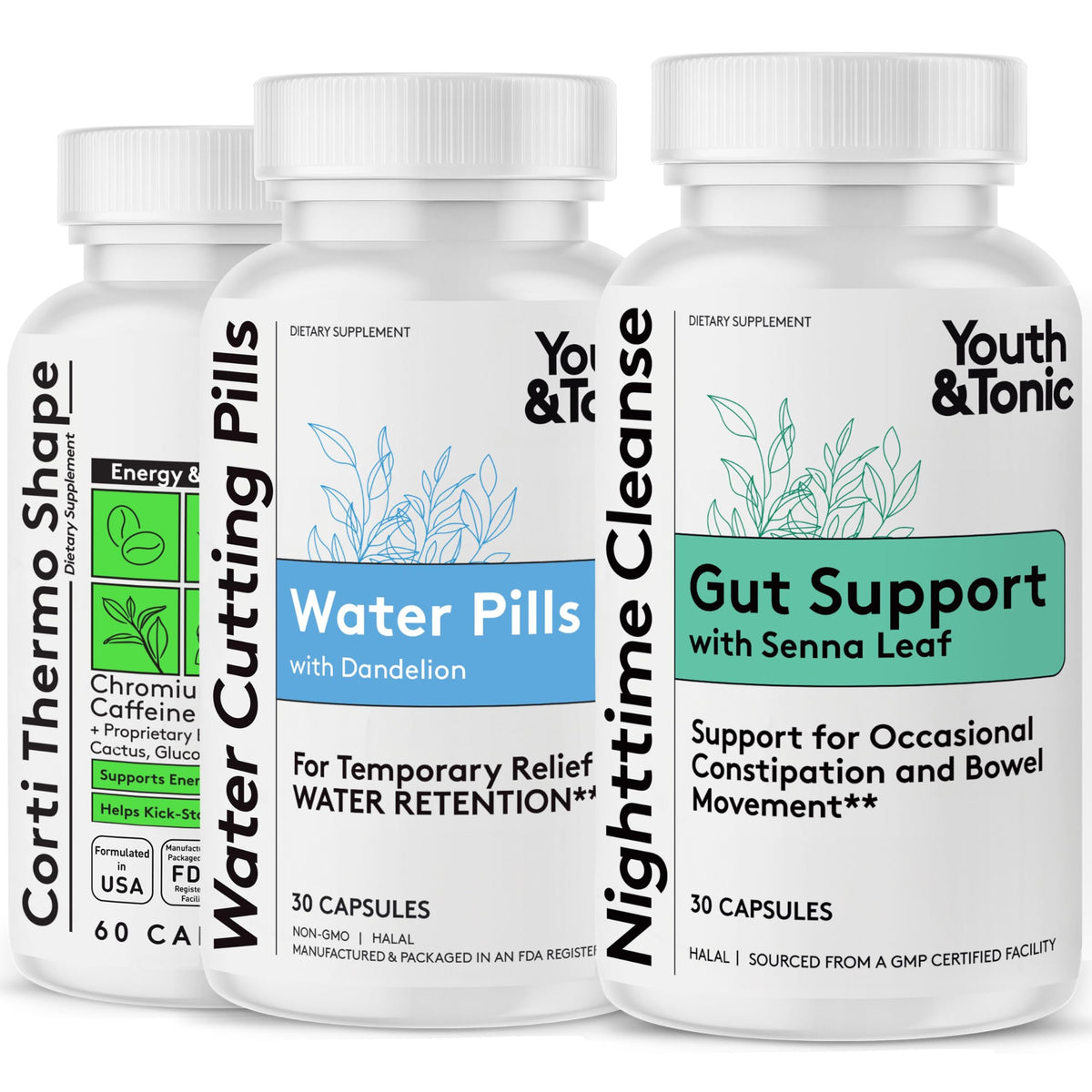 Youth & Tonic Cleanse Weight Loss Pills Women