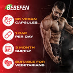 BEBEFEN Berberine Capsules with Black Pepper Extract - 90 Capsules - image 5