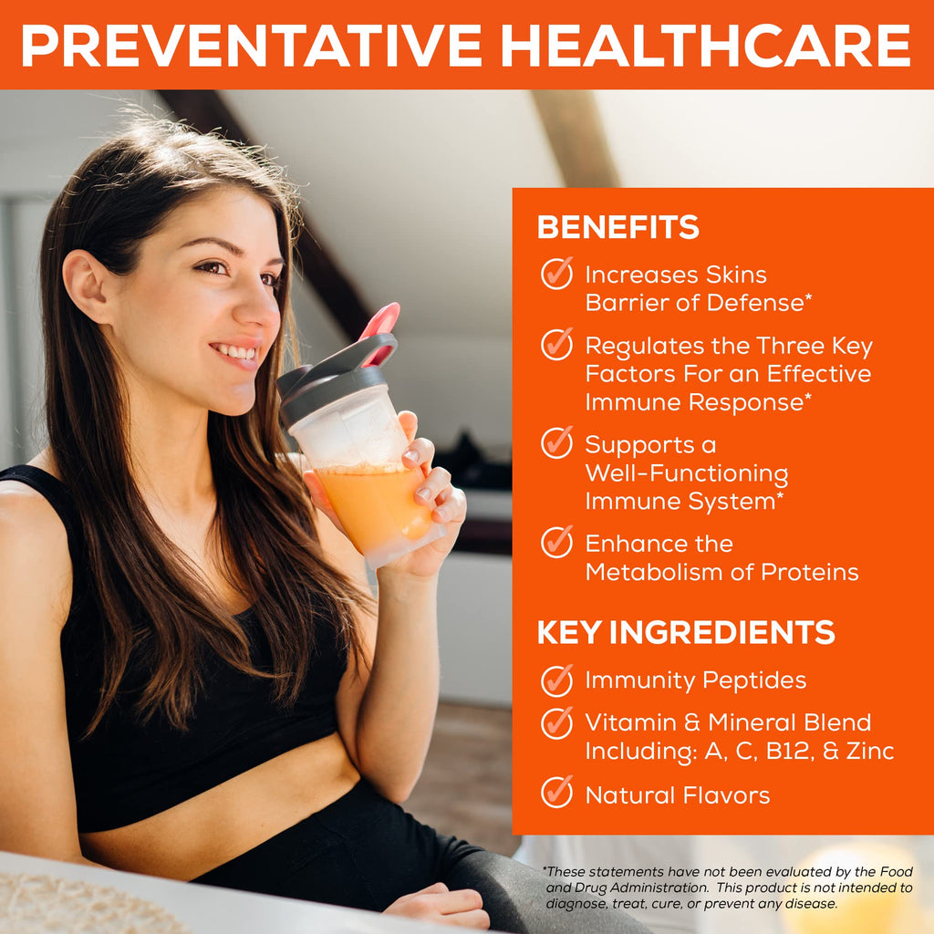 Step Above Proteins Immunity Collagen Peptides Orange Tangerine - 12 Oz - image 8