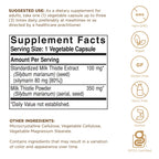 Solgar Milk Thistle - 250 Vegetable Capsules - image 2