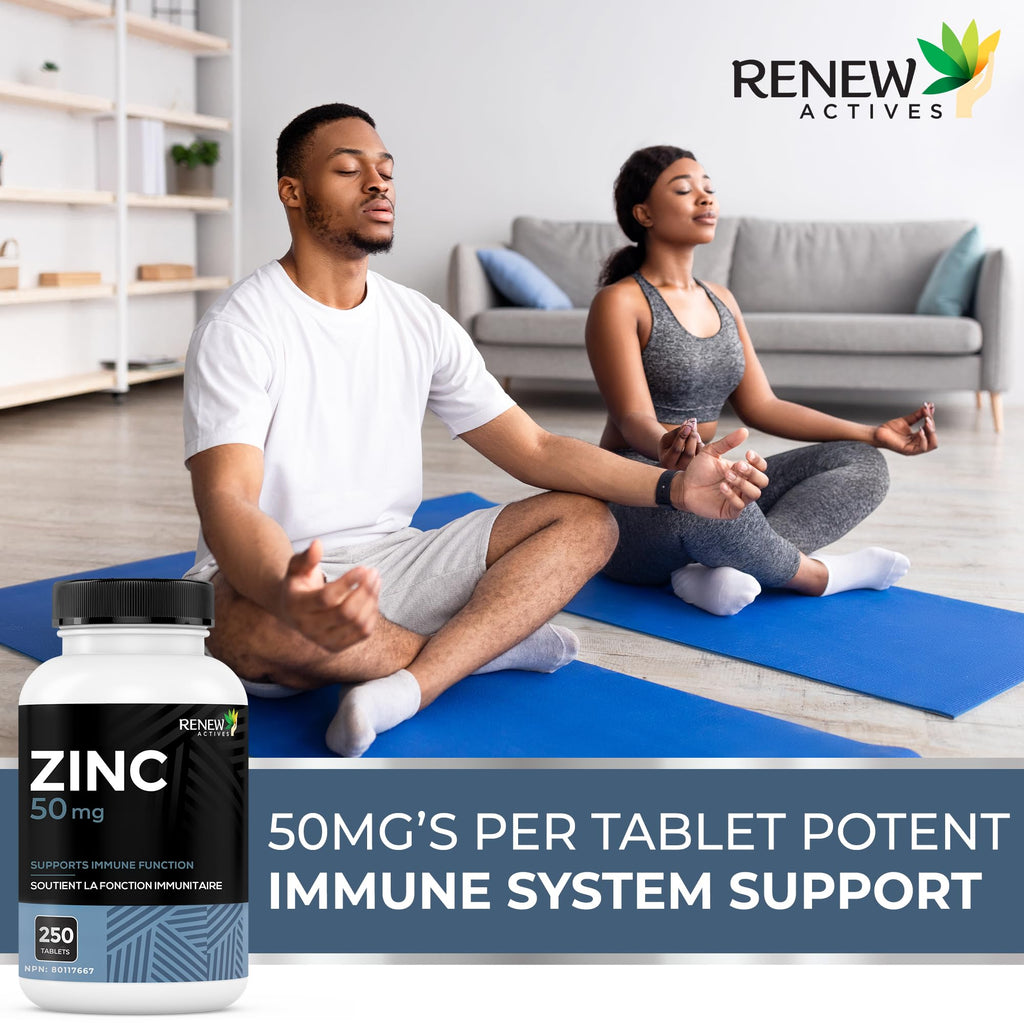 Renew Actives Zinc 50mg - 250 Tablets - image 2