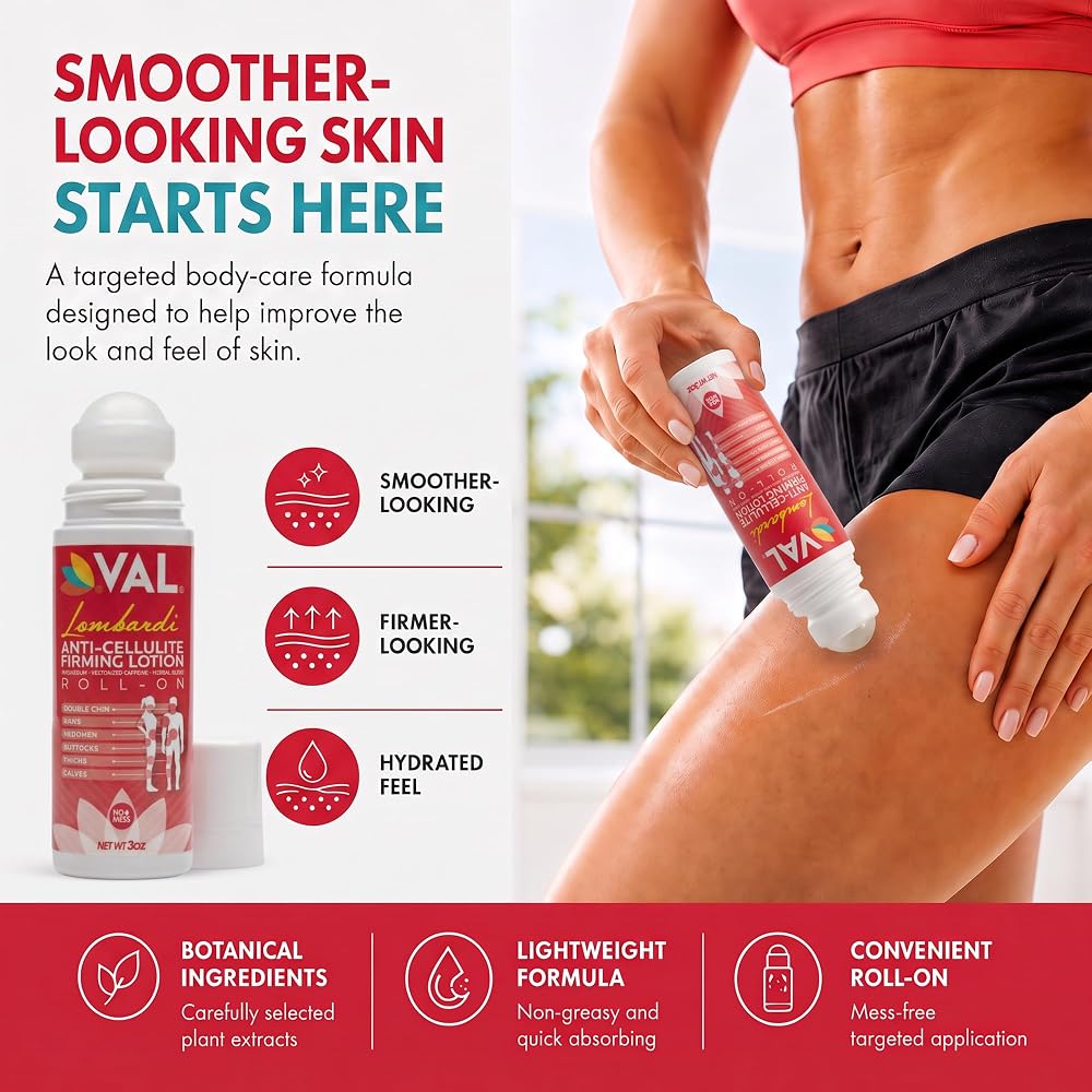 VAL Anti Cellulite Firming Roll-On with Caffeine & Magnesium - 3oz - image 2