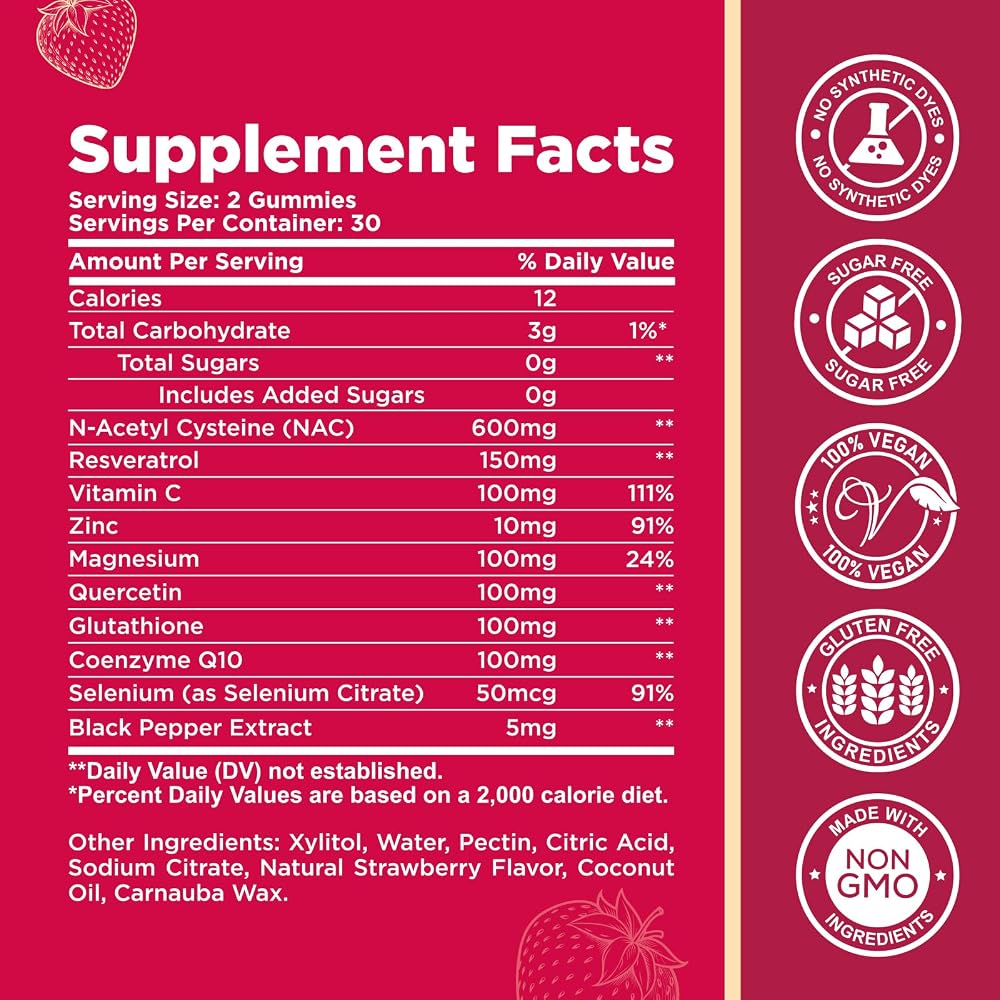 CFILIHTC NAC Gummies 600mg