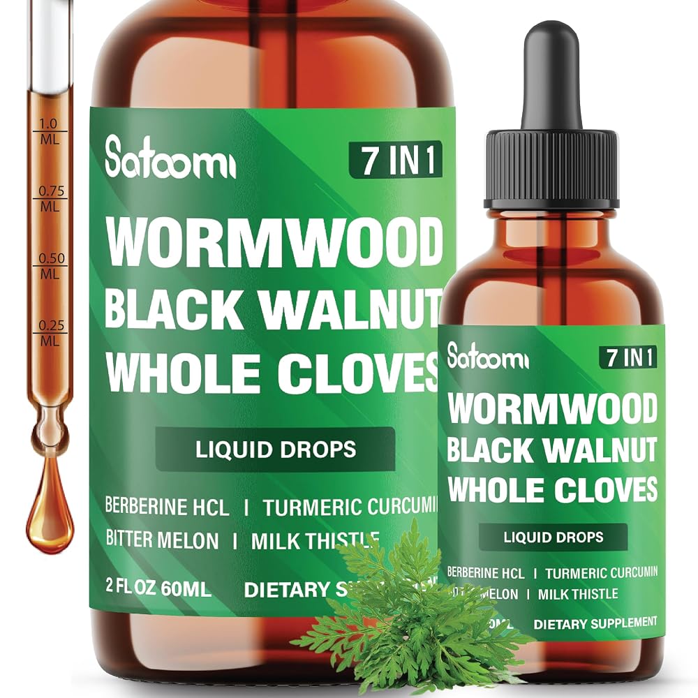Satoomi Black Walnut Liquid Drops - 7in1 & 8in1 & 13in1