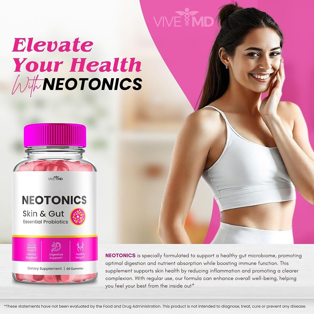 VIVE MD Neotonics Skin and Gut Health Gummies - 60 Count - image 4