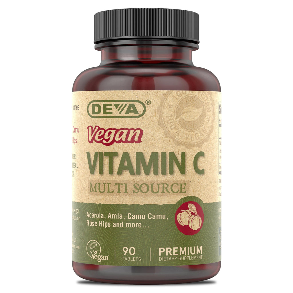DEVA Vegan Vitamin C Multisource - 90 Tablets