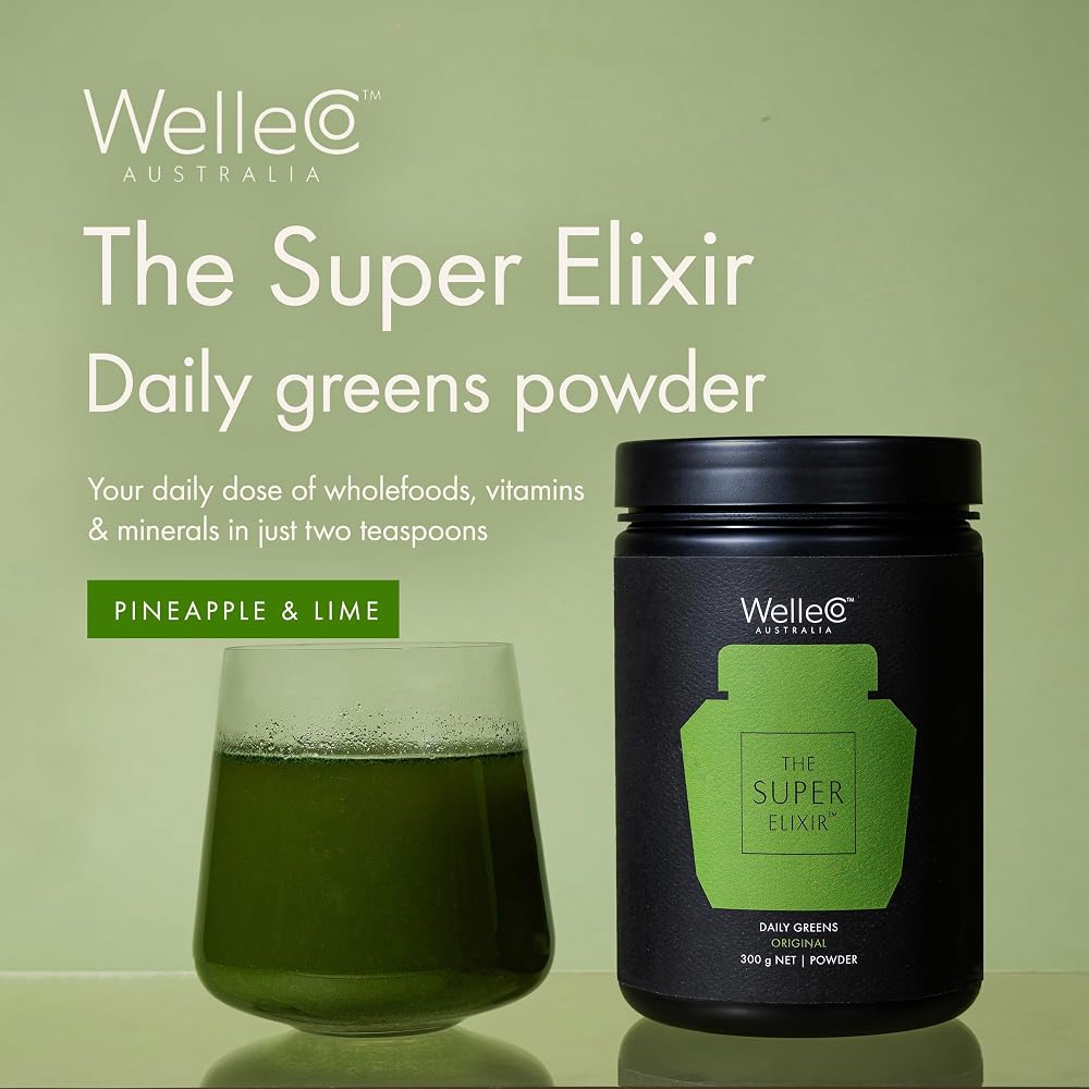 WelleCo The Super Elixir Daily Greens Powder