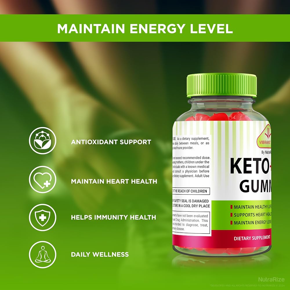 NutraRize Vibrant Life Keto ACV Gummies - 60 Gummies - image 7