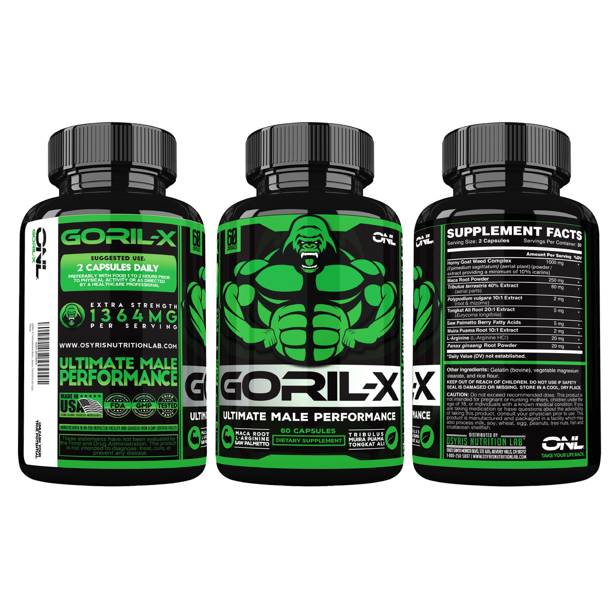 ONL Major Load Testosterone Booster for Men - Semen Volume Booster