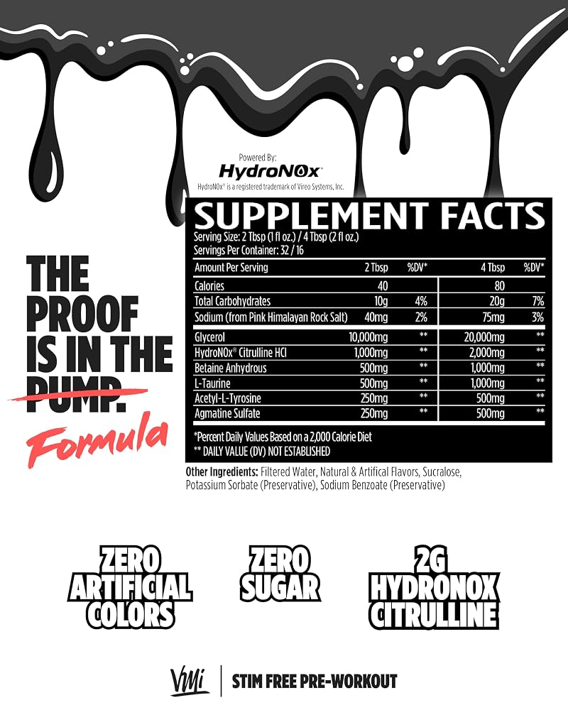 VMI Sports Pump N Flow Advanced Glycerol Agent