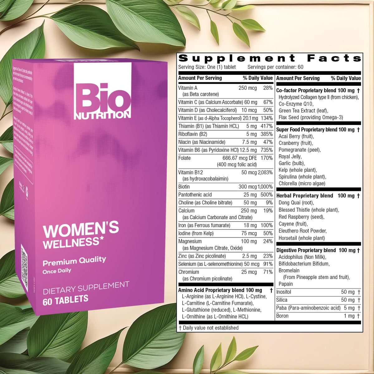 Bio Nutrition See Packaging