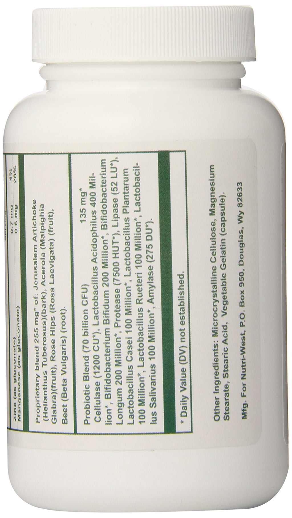nutri-west Total Probiotics - 120 Capsules - image 3