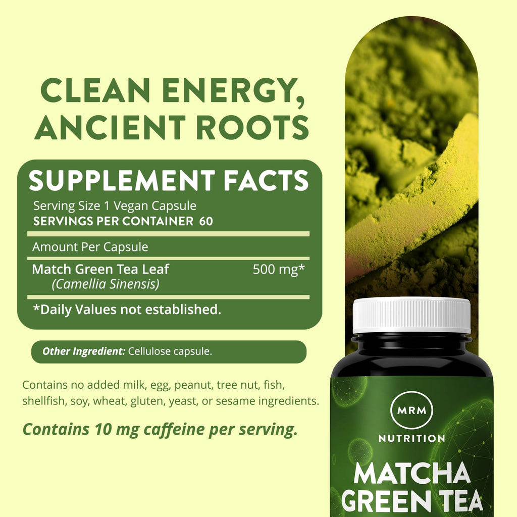 MRM Matcha Green Tea Capsules - 60 Capsules - image 2