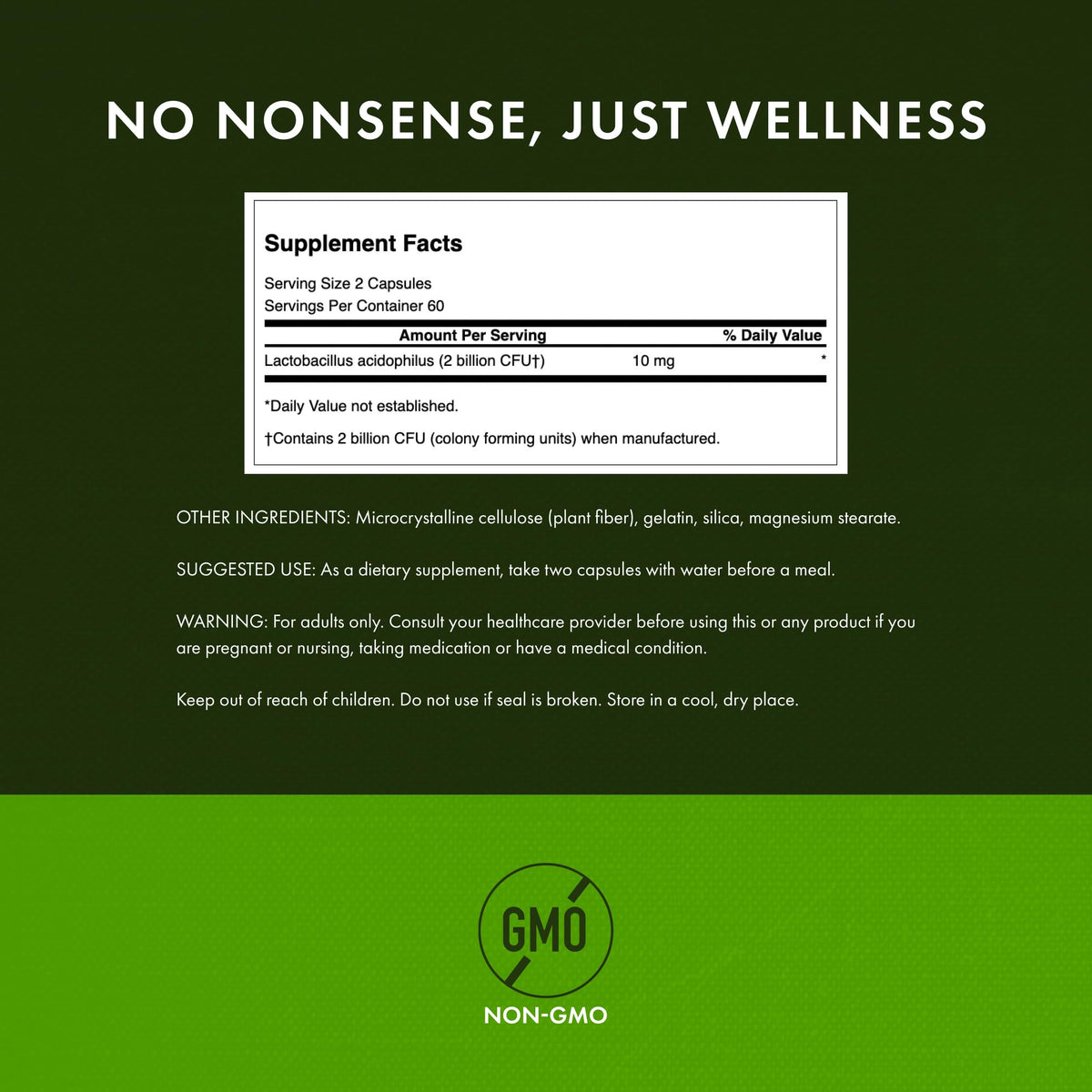 Swanson Probiotic Digestive Health Supplement