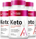 NutraRize Pure Lava Keto Capsules Energy Support - 180 Capsules