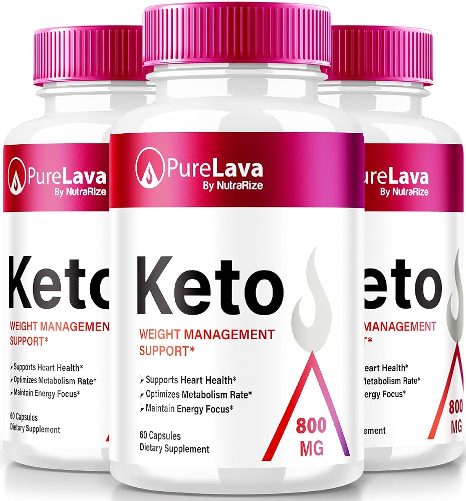 NutraRize Pure Lava Keto Capsules Energy Support - 180 Capsules