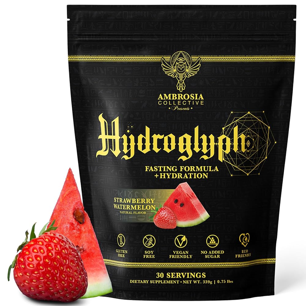 Ambrosia Hydroglyph Electrolytes Powder and Fasting Electrolytes