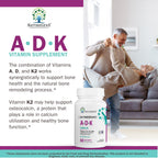 NatureGenX ADK Vitamin Supplement for Bone Health – 120 Capsules - image 3
