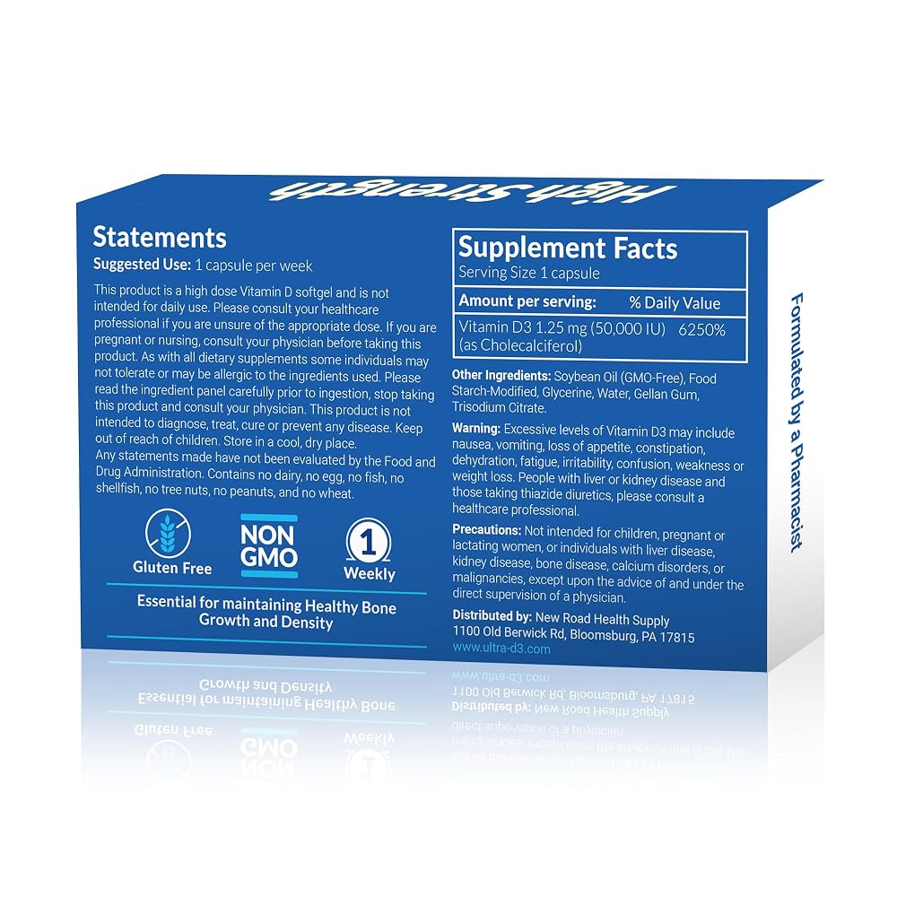 ULTRA-D3 Once-Weekly Vitamin D3 50