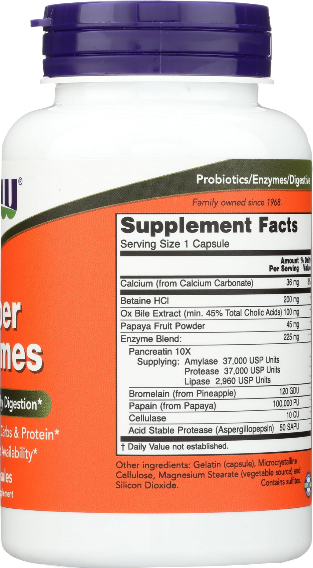 Now Foods Super Enzymes Digestive Support - 90 Capsules - image 6
